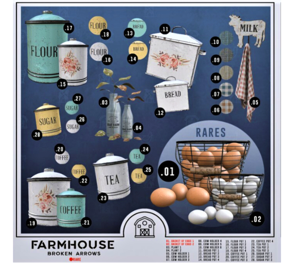 Second Life Marketplace 02 BROKEN ARROWS Farmhouse RARE